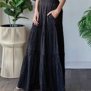Oli & Hali Black Wide Leg Pants